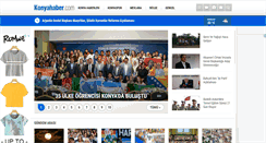 Desktop Screenshot of konyahaber.com